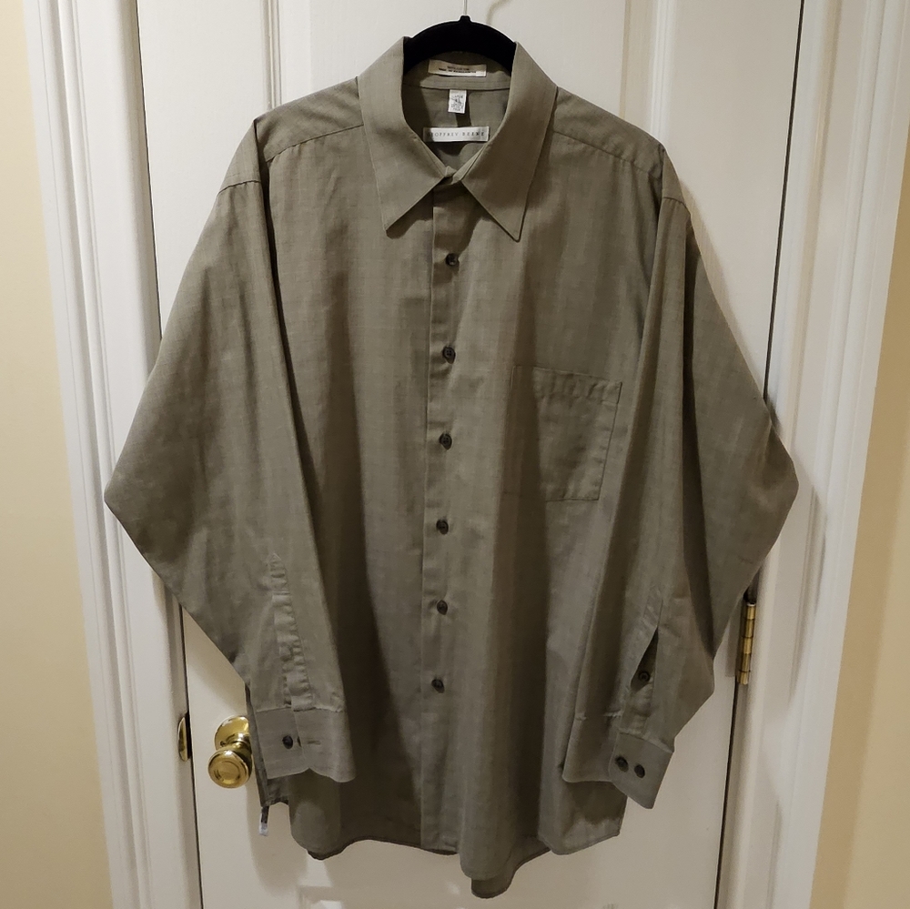 Geoffrey Beene Dress Shirt sz L 16 1/2 32-33